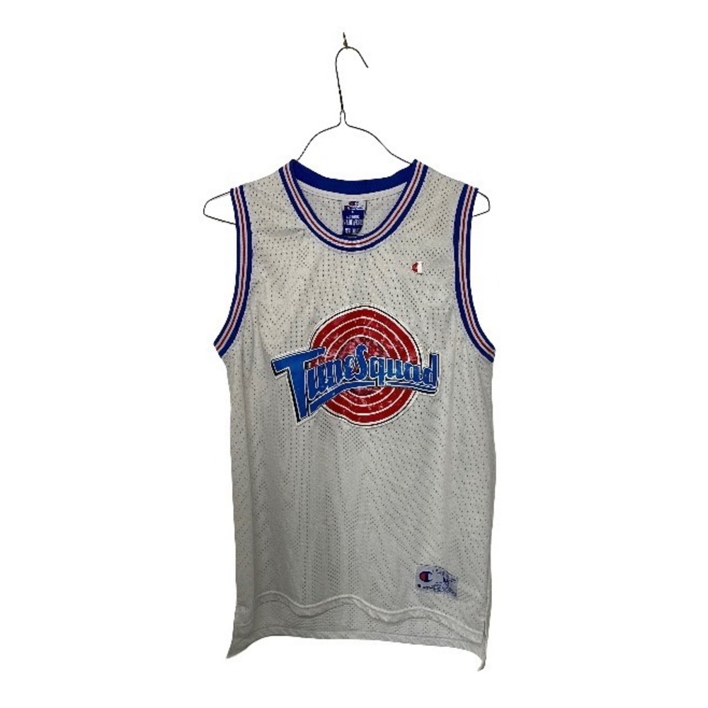Champion Tune Squad white basketball Murray jersey size M